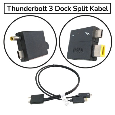 Lenovo Thunderbolt 3 Workstation Dock Split Kabel, 0.6m, 5C10V25713 #L1
