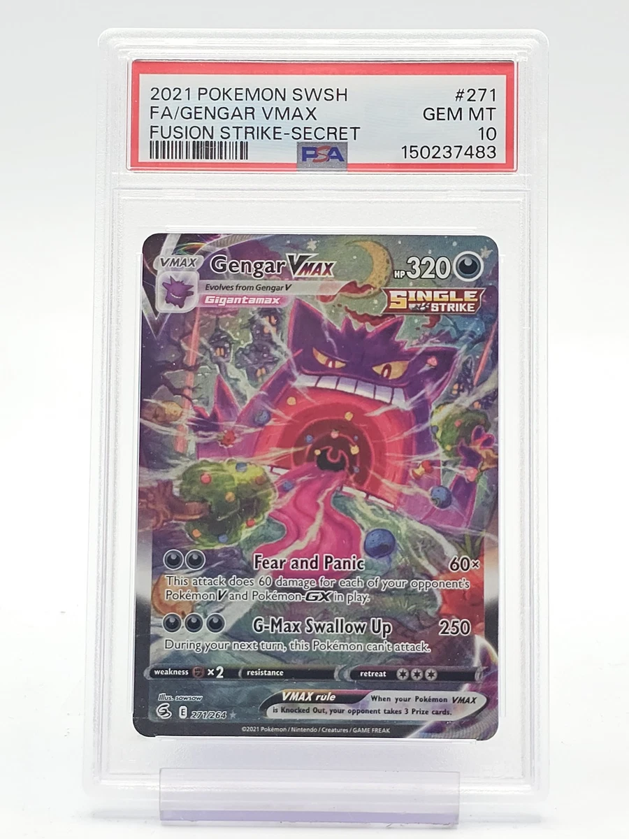 Gengar VMAX Pokémon TCG Cards for sale | eBay
