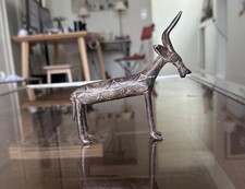 Bronze Dogon – Antilope stylisée – Art africain sculpture ethnique