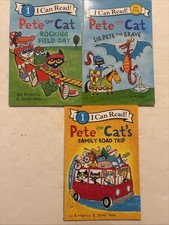 Pete the Cat I Can Read Level 1 by James Kimberly Dean Lot of 3 Books