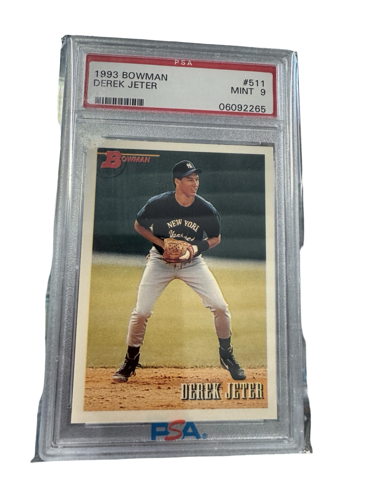 1993 Bowman #511 Derek Jeter RC PSA 9 Mint | Yankees
