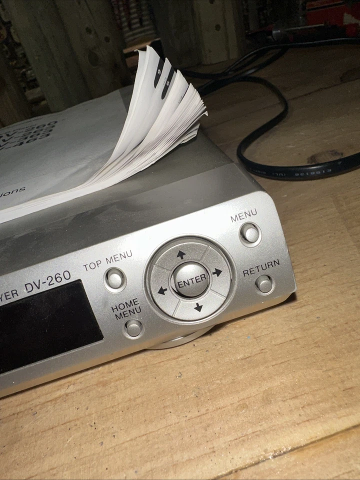 Reproductor de DVD Pioneer DV-260-S PureCinema WMA/MP3 PhotoViewer probado Lee Foto 4 de 4