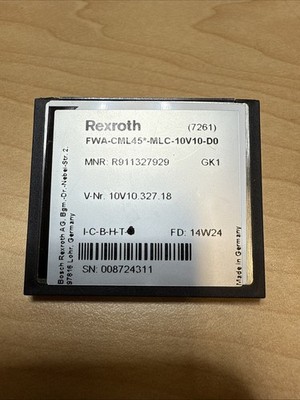 Bosch Rexroth R911327929 FWA-CML45*-MLC-10V10-D0 Servo Controls TRS Firmware