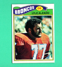 1977 Topps Football #386, Lyle Alzado, Denver Broncos, Excellent Cond.