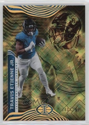 2022 Illusions Trophy Collection Yellow Diamond /299 Travis Etienne Jr #42 0u9t