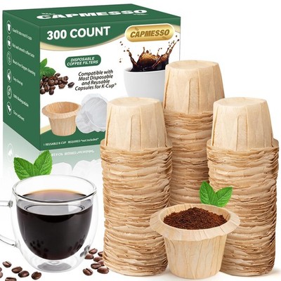 Disposable Coffee Paper Filters Replacement Keurig Filter Compatible with Reu...