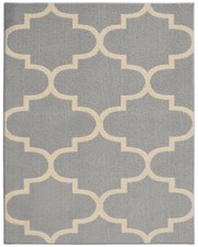Garland Rug Large Quatrefoil Area Rug - For Living For High-Traffic Areas 8 X