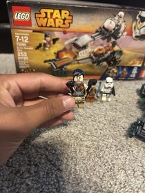 LEGO 75090 Star Wars Ezra's Speeder Bike Retired Sabine Wren Ezra Rebels LikeNew
