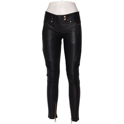 Balmain x H&M, Hose, Größe: 34, Schwarz, Baumwolle/Elasthan, Einfarbig #eZS