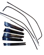 95-01 E38 750il 740il Shadow Line Trim Exterior Door Window Trim Moldings Set 10