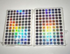 Lot of 2 Packs QC Passed Holographic Stickers Quality Control One Pack Sealed 98