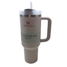 Stanley Quencher H2.0 40 oz Tumbler - Rose Quartz 2.0 Light Pink w/ Handle