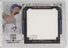 2015 Museum Collection Momentous Materials Jumbo Relics Gold 7/10 Adam Lind r5o