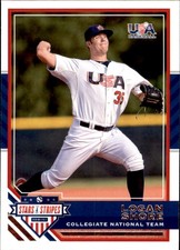 2017 USA Baseball Stars and Stripes #85 Logan Shore - BB