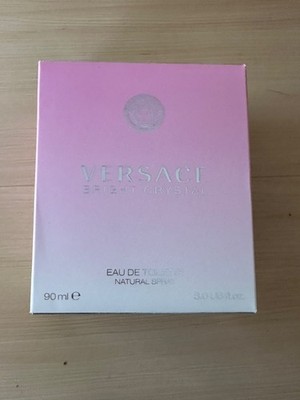 VERSACE BRIGHT CRYSTAL, Eau De Toilette 3.0 oz women's perfume, In Box