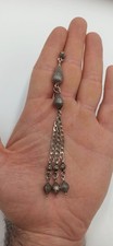 handmade Ottoman Style Silver-Plated Tasbih Tassel &ndash; Handmade Triple Coin Design
