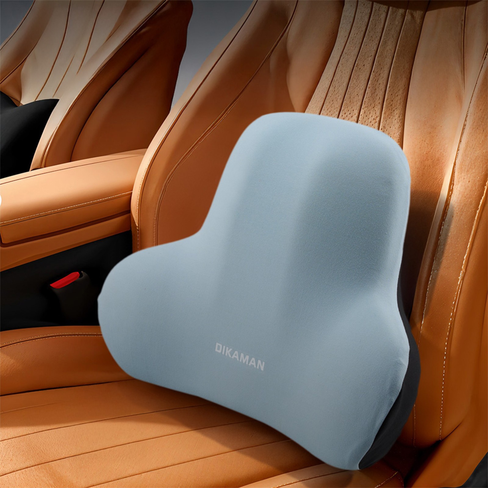 Cuscino Supporto Schienale Lombare Memory Foam Cuscino Sedile per Divano Ufficio Sedia Auto - Miniatura 13