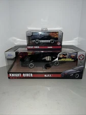 Jada 1:24 Hollywood Rides Knight Rider KITT With Die Cast Mini K.A.R.R