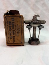 Antique U-Neek Cork Puller with Box Baltimore Maryland Bottle Opener