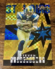 2004 Finest #84 Steven Jackson Uncirculated Gold Xfractors #/150 RC Rookie Card. rookie card picture