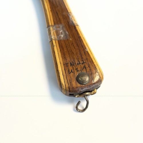 Vintage Handcrafted Wooden Fishing Net Signature Concepts USA - 第 7/11 張圖片