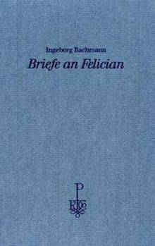 Briefe an Felician von Ingeborg Bachmann | Buch | Zustand gut - Ingeborg Bachmann