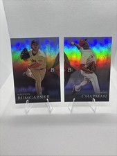 2014 Bowman Platinum Lot (2) Madison Bumgarner Aroldis Chapman Reds Giants