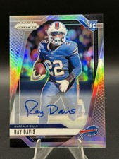 2024 Prizm Ray Davis Auto RC Silver Rookie #382 Bills