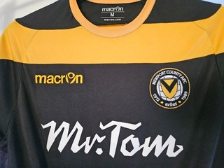 Newport County 2014 2015 3rd Football Shirt (Excellent) Medium Macron