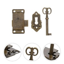 4 Sets Cabinet Lock Replacement Parts Locks for Cabinets Door Cupboard