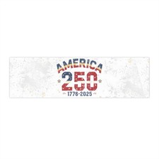 America 250 1776-2025 Bumper Sticker Patriotic Anniversary Decal