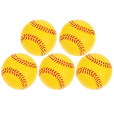 5 Pcs Trainingsbaseb&auml;lle Trainingskugeln Baseballtraining F&uuml;r Kinder