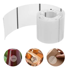  Continuous Transparent Thermal Sticker Paper Clear Labels for Printer