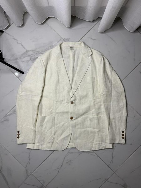 Women Martina Vidal Venezia Blazer White Linen 40