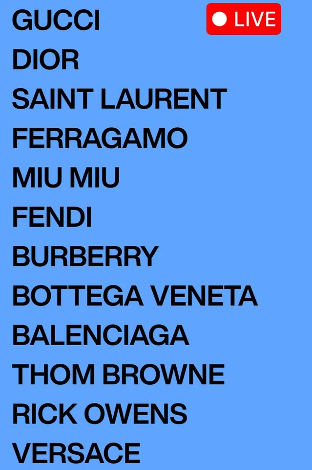 ✨ MENSWEAR DESIGNER SALE ✨  GUCCI, SAINT LAURENT, RALPH LAUREN, FENDI, DIOR
