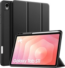Case for Samsung Galaxy Tab S11 11 Inch 2025 SM-X730 with S Pen Holder, Slim Sta