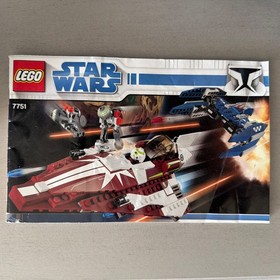 LEGO Star Wars 7751 Ahsoka's Starfighter & Vulture Droid 100% Complete w/ Manual