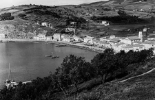 Panorama, Porto Azzurro, Elba Island, Tuscany, Italy 1957 OLD PHOTO