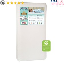 Extra Firm Baby Crib Mattress Waterproof Hypoallergenic 80 Coils Safe Design New