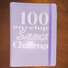100 Envelope Savings Challenge Binder with Tracker and Numbered Pockets