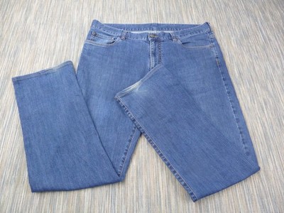 Canali Jeans Herren W34 L32 Blau Regular Fit 5 Pocket Italian Denim Luxus