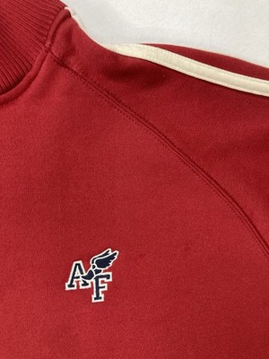ジャケット・アウター Woorich side zipdown archive 00s VINTAGE Abercrombie & Fitch Full Zip Track Jacket Men Large Red