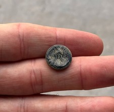 Small Cuff Size Eagle-D Dragoon Button dug at Fort Buchanan Arizona Apache Wars