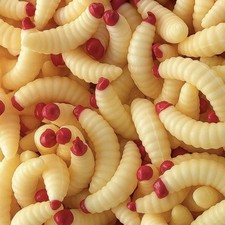 Waxworms  Fake Maggots     Realistic Soft Fishing Lures for Crappie, Trout,