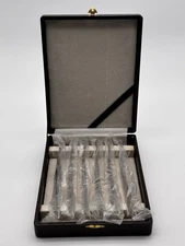 Vintage Stainless Japan Steak Knife Set of 6 in Presentation Case –New Old Stock