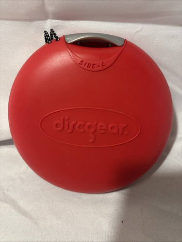 Discgear 20 CD/DVD/Blu-ray Disc Holder Carry Case Side A Side B (Red) - Picture 1 of 7