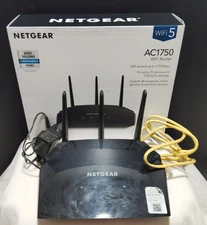 Netgear AC1750 Smart WiFi Router - 802.11 AC Dual Band Gigabit - Black... 2020