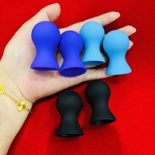2pcs Silicone Nipple Breast Sucker Women Vagina Breast Enhancer Suction Pump SM