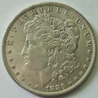 1883-O Morgan Silver Dollar-X Fine