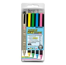 G.T. Luscombe Company, Inc. Bible Dry-Liner, Yellow, Green, Blue, Pink Highlight